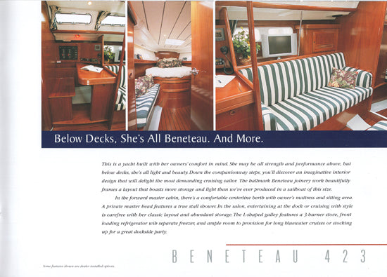 Beneteau 423 Brochure