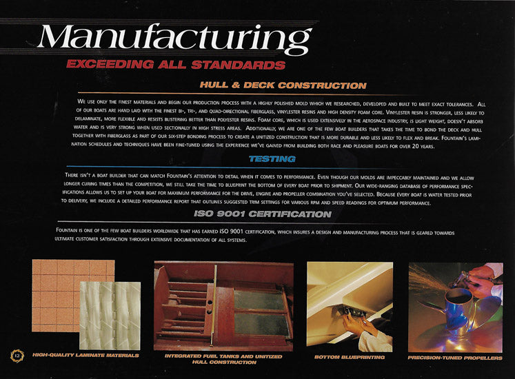 Fountain 2000 Racing Brochure