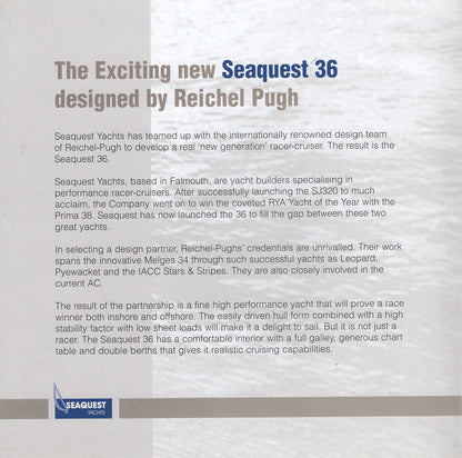 Seaquest 36 Preliminary Brochure