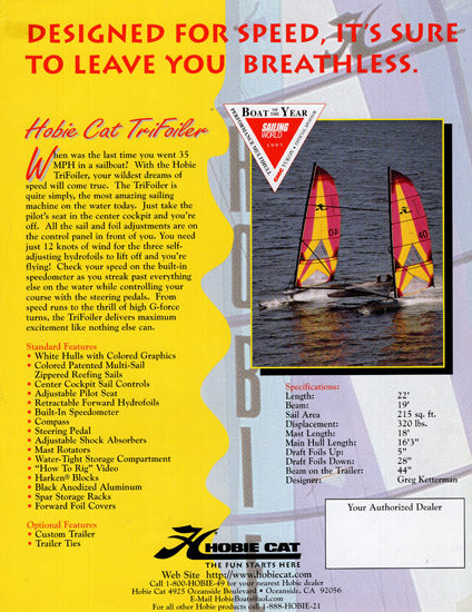 Hobie Cat TriFoiler Brochure