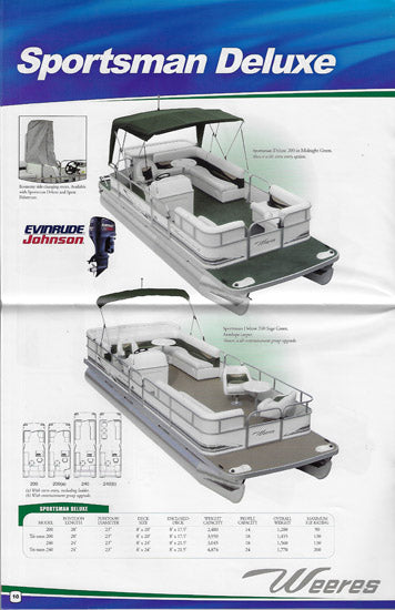 Weeres 2003 Pontoon Brochure