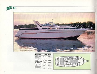 Chris Craft 1990 Cruisers Brochure