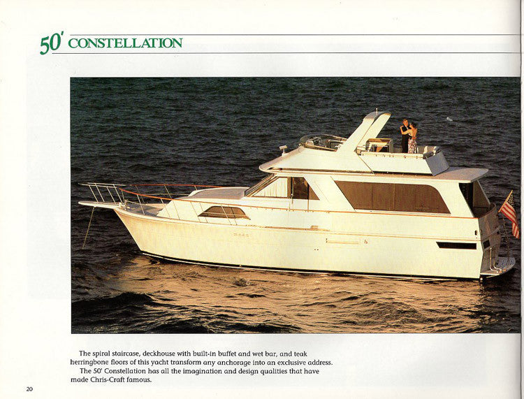 Chris Craft 1990 Cruisers Brochure – SailInfo I boatbrochure.com
