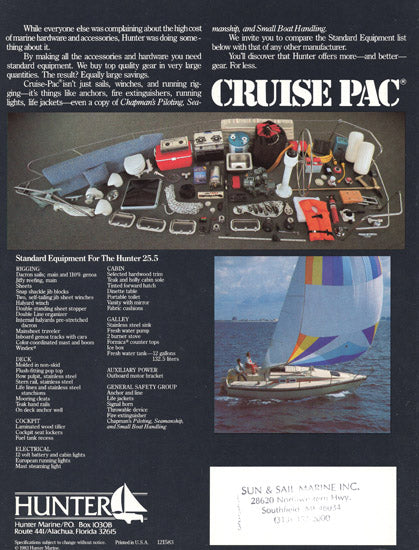 Hunter 25.5 Brochure