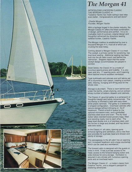 Catalina Morgan 41 Brochure