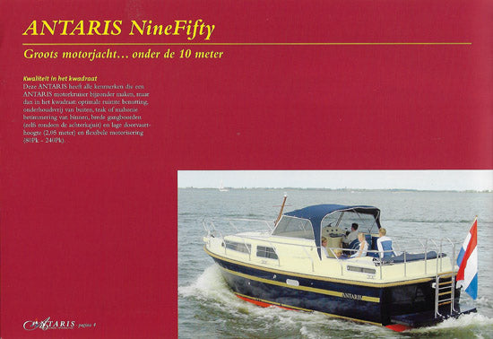 Antaris Motorjachten Brochure