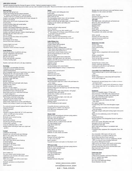 Seavana 60 Specification Brochure
