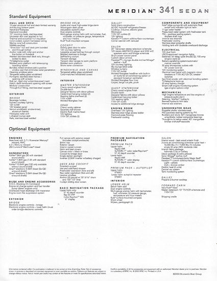 Meridian 341 Sedan Brochure