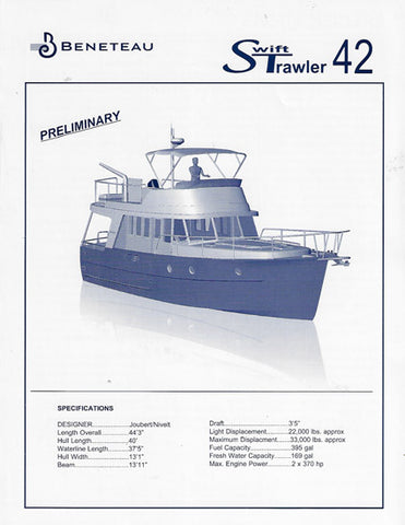 Beneteau Swift Trawler 42 Specification Brochure