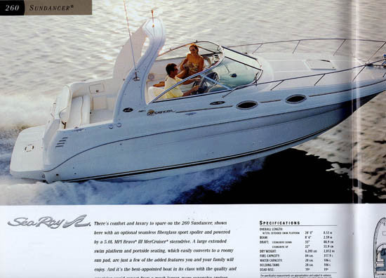 Sea Ray 2004 Sport Cruisers Brochure