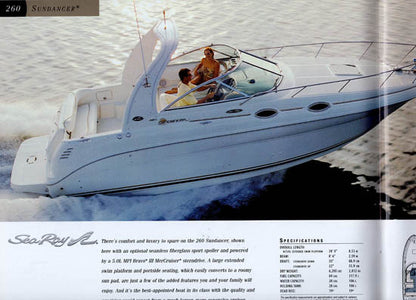 Sea Ray 2004 Sport Cruisers Brochure