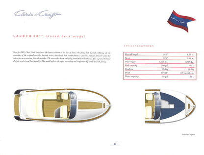 Chris Craft 2002 Hard Bound Brochure