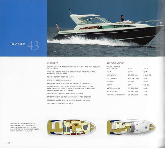 Chris Craft 2003 Oversize Brochure