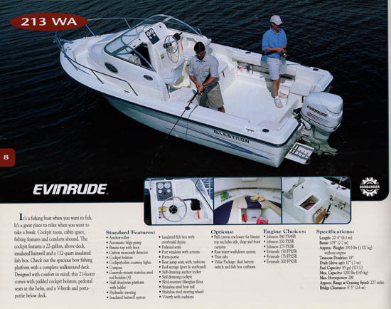 Glastron 2004 Sport Fisherman Brochure