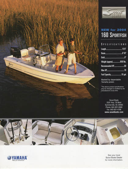 Scout 160 Sportfish Brochure