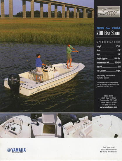 Scout 200 Bay Scout Brochure