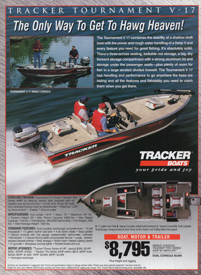 Tracker 1997 Brochure