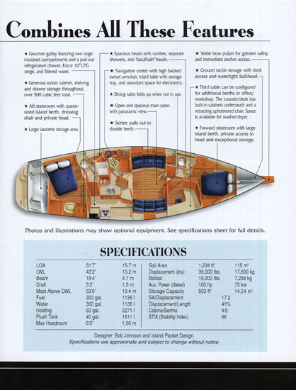 Island Packet 485 Brochure