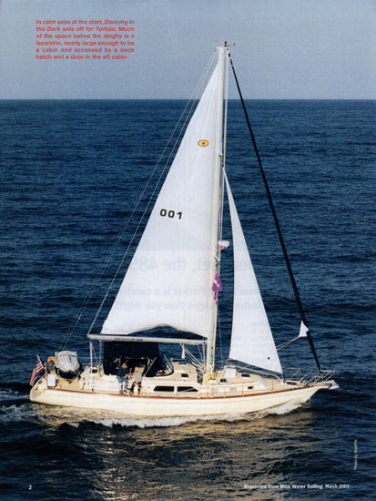Island Packet 485 Blue Water Sailing Magazine Reprint Brochure