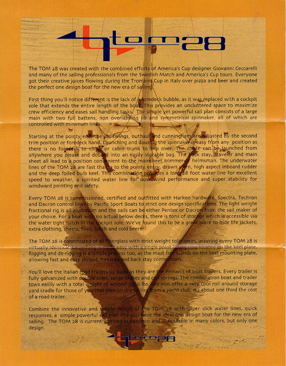 Tom 28 Brochure