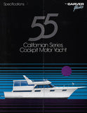 Carver 55 Californian Cockpit Motor Yacht Brochure