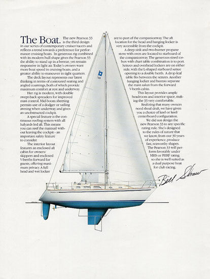 Pearson 33 Mark II Brochure