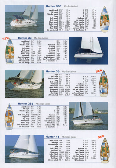 Hunter 2004 Brochure