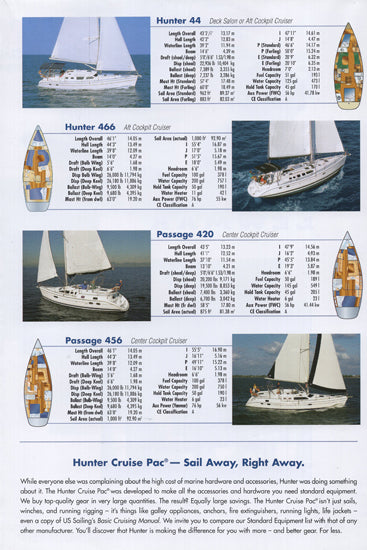Hunter 2004 Brochure