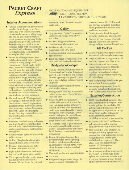 Packet Craft 360 Express Specification Brochure