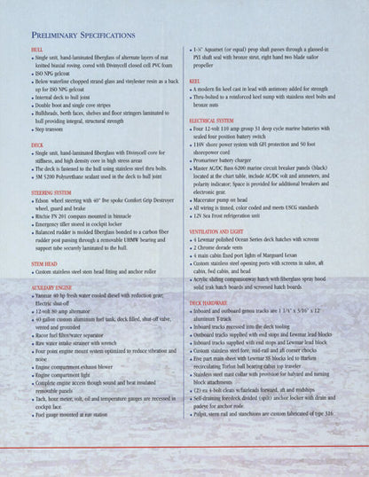 Sabre 386 Preliminary Brochure