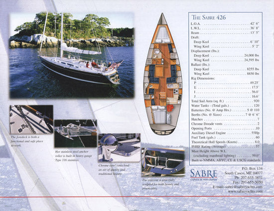 Sabre 426 Brochure