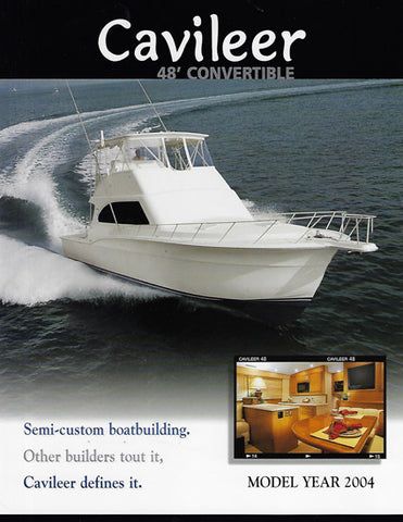 Cavileer 48 Specification Brochure