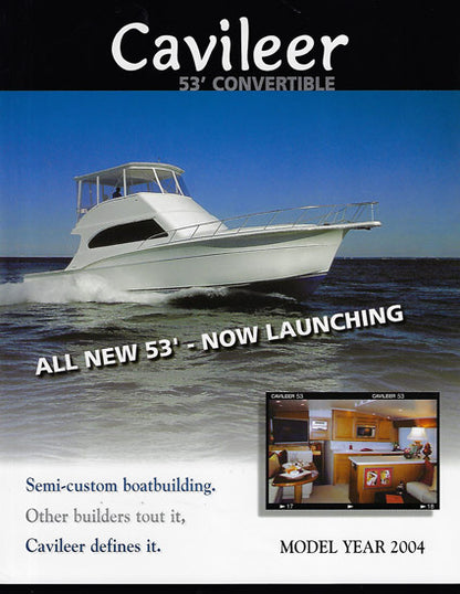 Cavileer 53 Specification Brochure