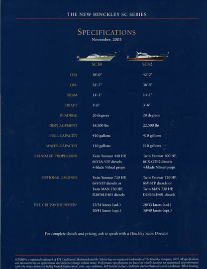 Hinckley SC Brochure