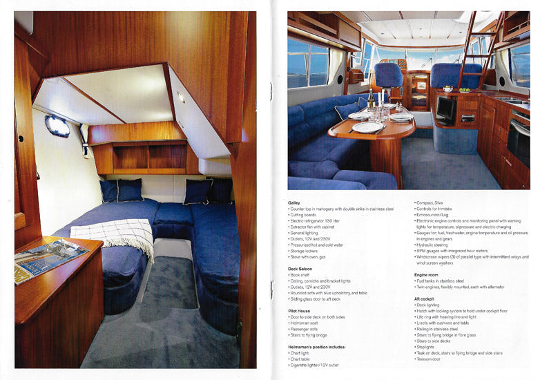 Storebro Royal Cruiser 410 Commander Specification Brochure - 2003