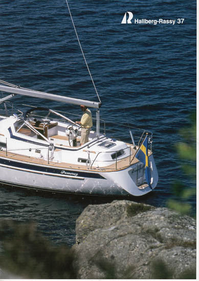 Hallberg-Rassy 37 Poster Brochure