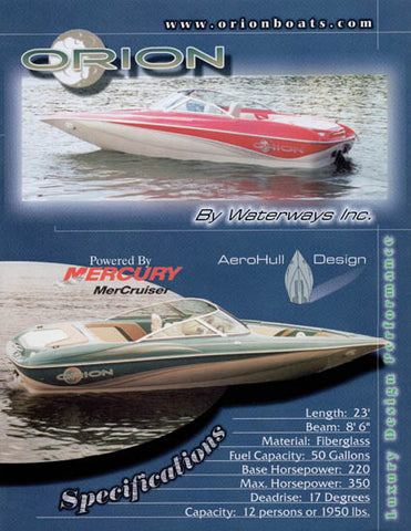 Orion 23 Brochure