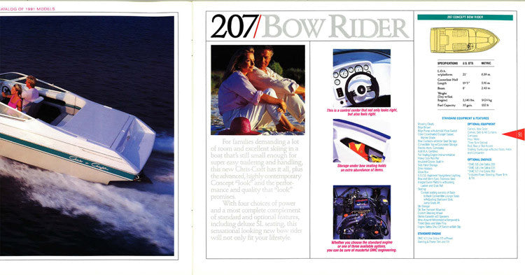 Chris Craft 1991 Brochure