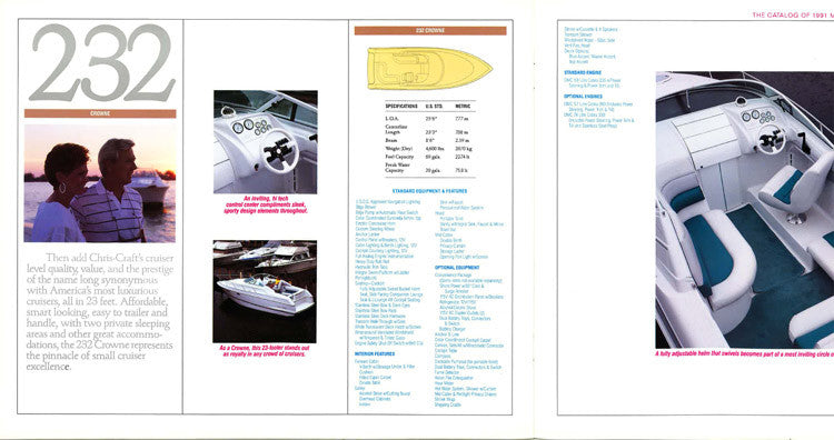 Chris Craft 1991 Brochure