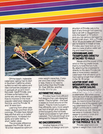 Prindle 16 & 18 Catamaran Brochure