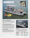 Sea Nymph 1987 Suncruiser Brochure