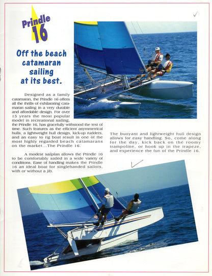 Prindle 1990s Catamaran Brochure
