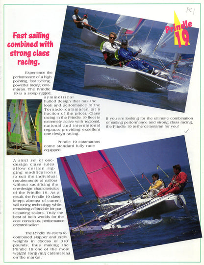 Prindle 1990s Catamaran Brochure