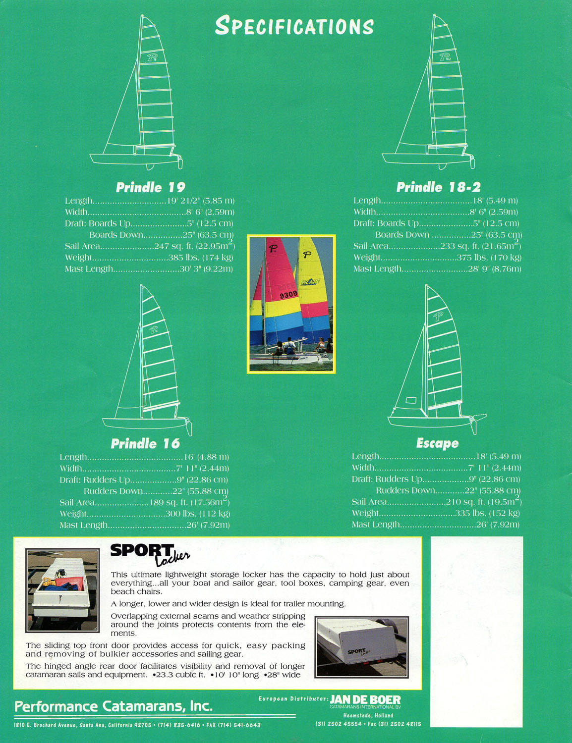 Prindle 1990s Catamaran Brochure