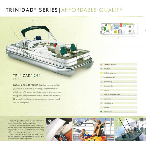 Lowe 2004 Suncruiser Pontoon & Deck Boat Brochure