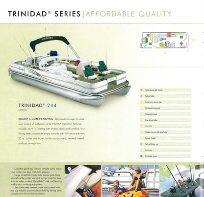 Lowe 2004 Suncruiser Pontoon & Deck Boat Brochure