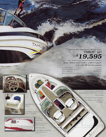 Tahoe 2004 Sport Boats Brochure