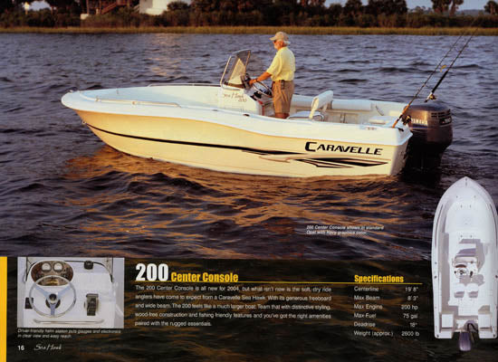 Caravelle 2004 Sea Hawk Brochure
