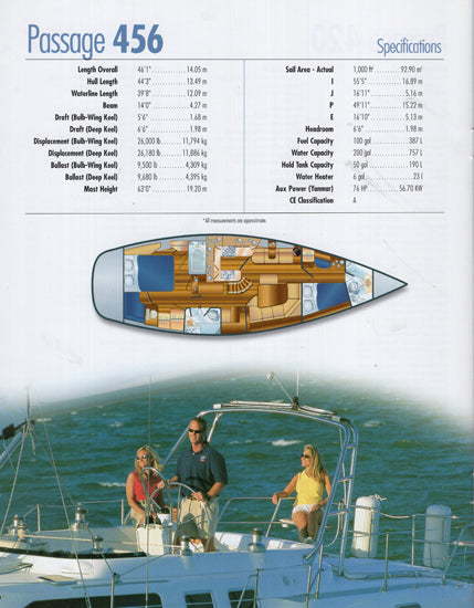 Hunter 420 & 456 Passage Brochure