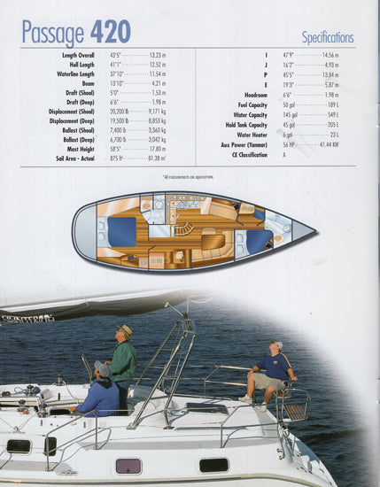 Hunter 420 & 456 Passage Brochure